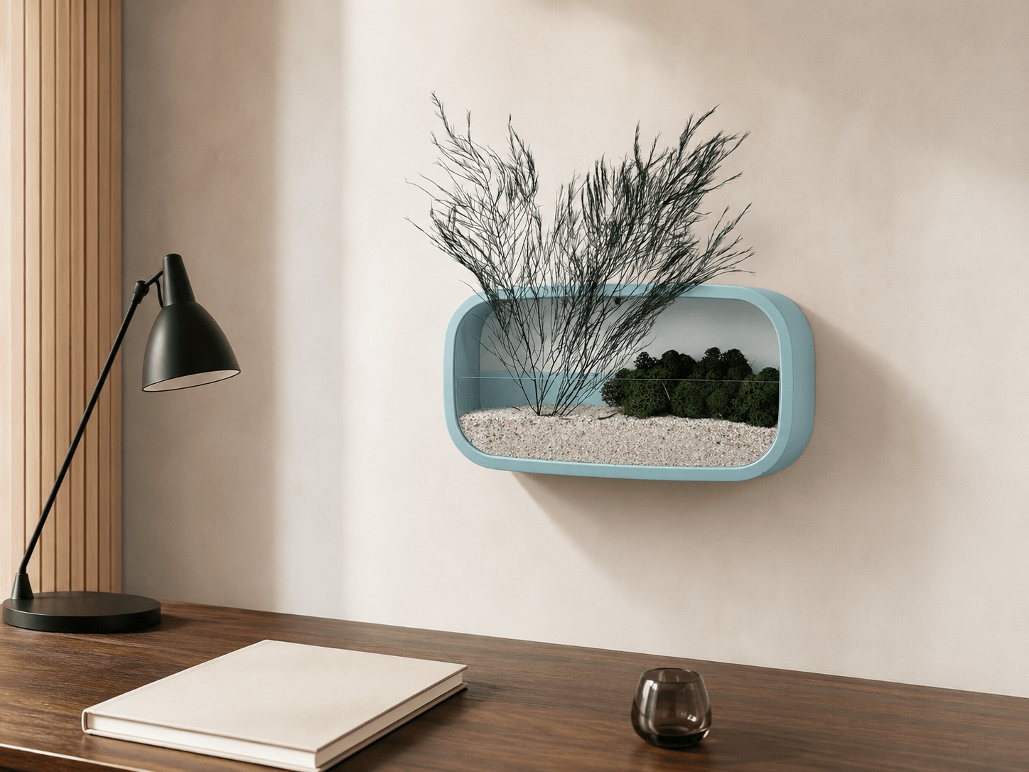 Jardinieră decorativă de perete dreptunghiulară