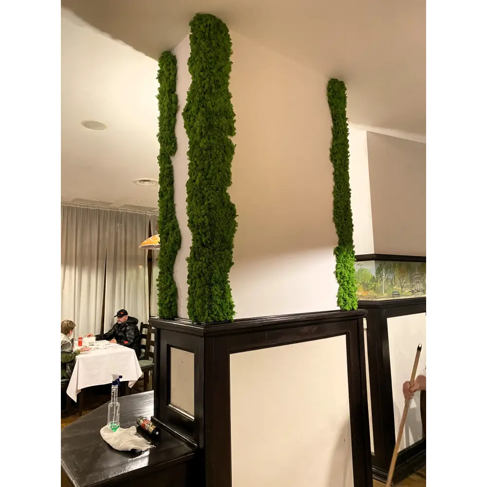 Decor organic cu licheni – Restaurant Hotel International București