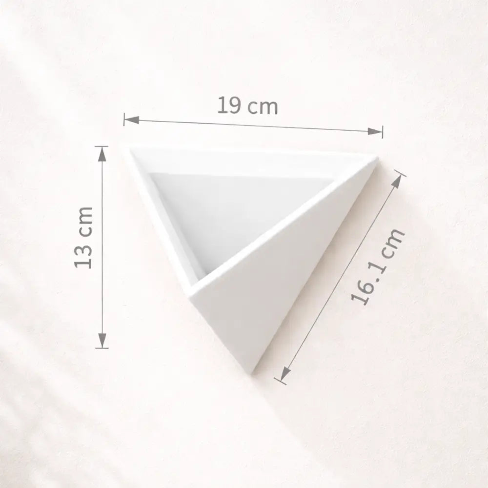 Decorațiune geometrică de perete cu licheni stabilizați alba