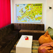 Hartă Europei Interactivă pentru Copii | Panou Educațional pentru Școli Grădinițe și Proiecte PNRR