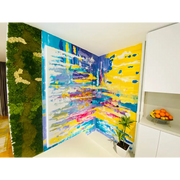 Panou decorativ cu licheni si muschi | Arta Abstracta