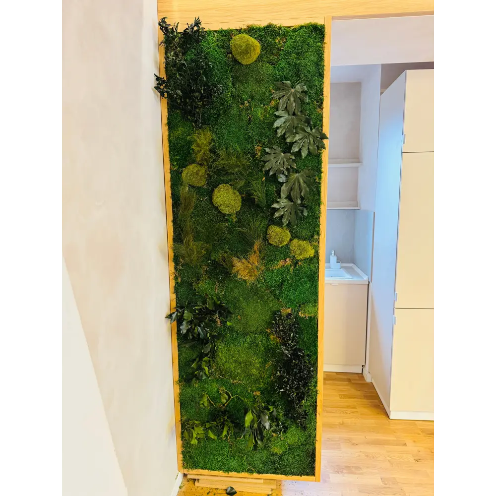 🌿 Panou vertical decorativ cu plante stabilizate – Design personalizabil 🌿