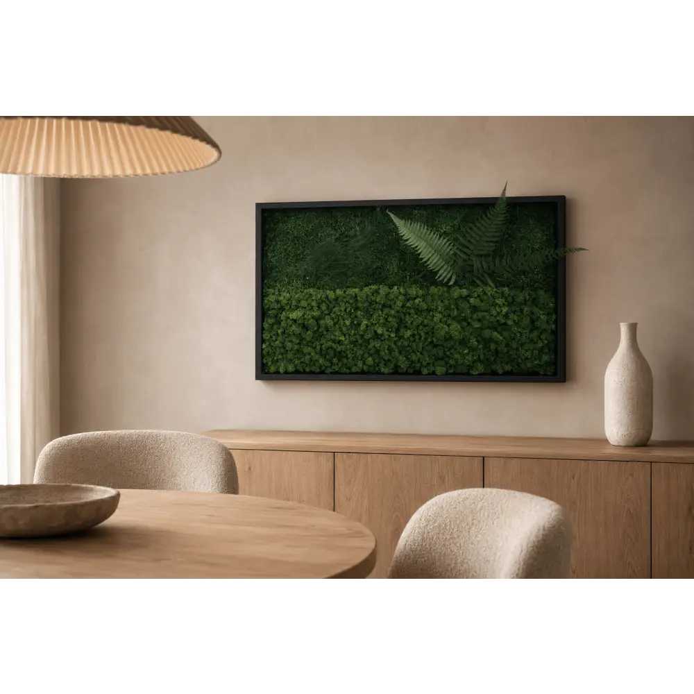 Tablou vegetal „Poiana cu Ferigi” – 100 × 60 cm